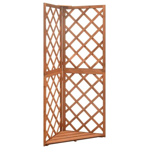 vidaXL Latwerk hoekmodel 50x50x145 cm massief vurenhout, Tuin en Terras, Palen, Balken en Planken, Nieuw, Verzenden