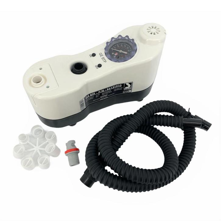 Scoprega Elektrische opblaaspomp BTP-2 met manometer, Watersport en Boten, Accessoires en Onderhoud, Nieuw, Ophalen of Verzenden