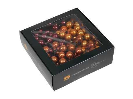 Balletjes op draad – kerstballen van glas zwarte truffel 20, Hobby en Vrije tijd, Knutselen, Nieuw, Ophalen of Verzenden