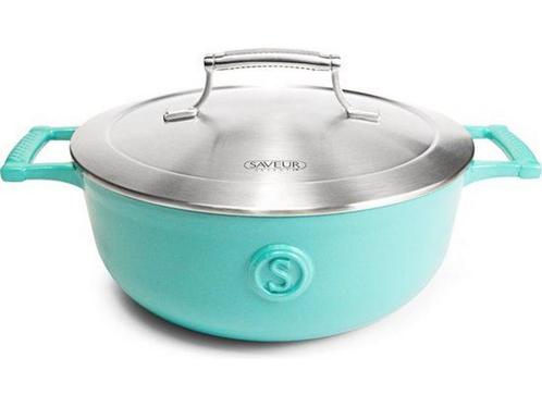 Saveur Voyage Hapjespan - Gietijzer - PFAS-vrij - Ø25 cm -, Huis en Inrichting, Keuken | Potten en Pannen, Nieuw, Verzenden