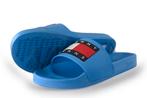 Tommy Hilfiger Slippers in maat 41 Blauw | 10% extra korting, Slippers, Tommy Hilfiger, Zo goed als nieuw, Verzenden
