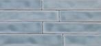 Wandtegel Sartoria Handvorm Azul Lichtblauw Glans 5x25, Doe-het-zelf en Verbouw, Tegels, Nieuw, 20 tot 40 cm, 10 m² of meer, Wandtegels