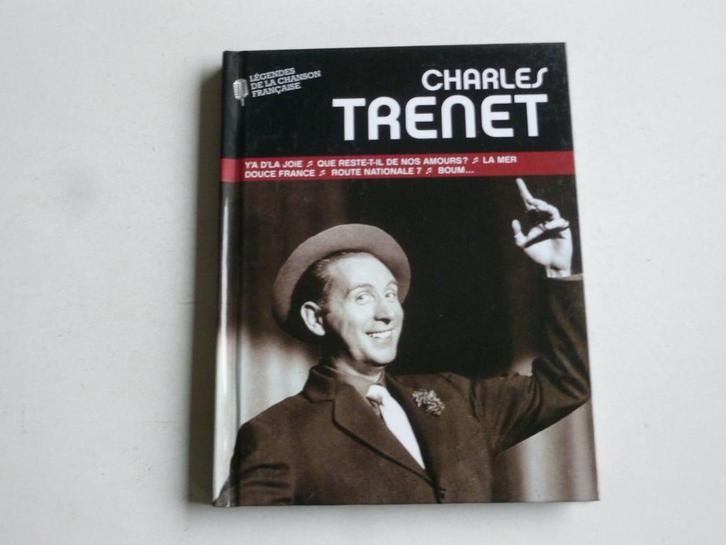 Charles Trenet - Legendes de la Chanson Francaise (boek + CD, Cd's en Dvd's, Cd's | Pop, Zo goed als nieuw, Verzenden
