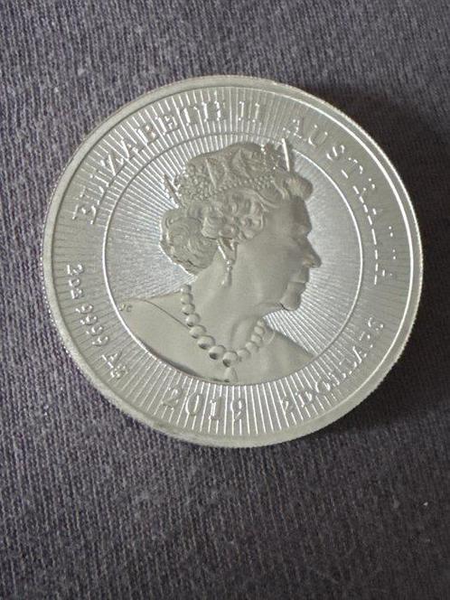 Australië. 2 Dollars 2019 Next Generation Krokodil, 2 Oz, Postzegels en Munten, Munten | Europa | Niet-Euromunten