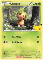 Chespin 06/25 Promo 25TH ANNIVERSARY MC DONALDS, Ophalen of Verzenden, Nieuw, Losse kaart, Foil