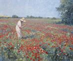 Chris van Dijk (1952) -  Coquelicots en Juin, Antiek en Kunst