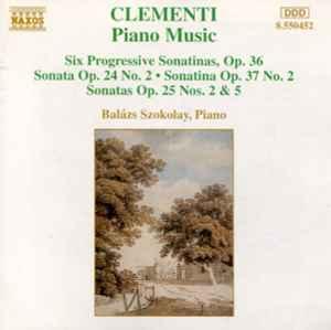 cd - Clementi - Piano Music (Six Progressive Sonatinas, O..., Cd's en Dvd's, Cd's | Overige Cd's, Zo goed als nieuw, Verzenden