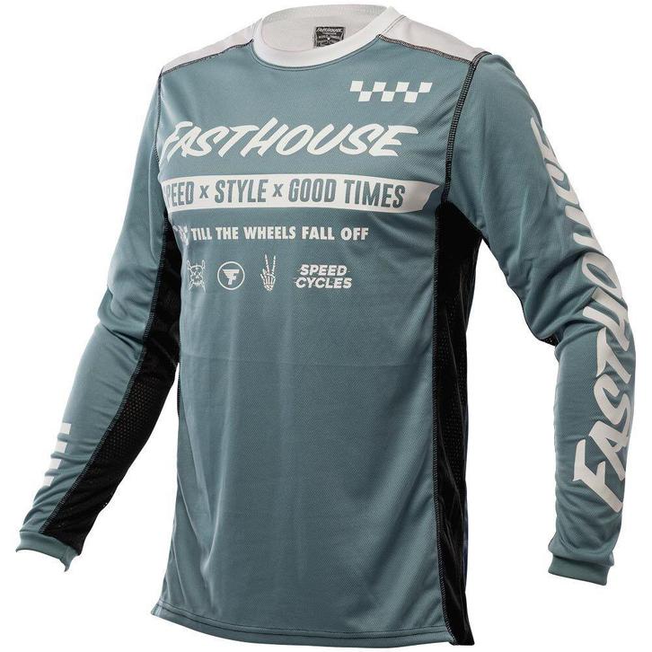 Fasthouse 2022 Grindhouse Akuma Crossshirt Indigo maat L, Motoren, Onderdelen | Overige, Ophalen of Verzenden