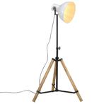 vidaXL Vloerlamp 25 W E27 75x75x90-150 cm wit, Huis en Inrichting, Lampen | Overige, Verzenden, Nieuw