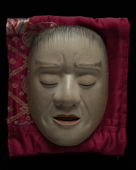 Noh masker - Hout - Yoroboshi () - met tas (Zonder, Antiek en Kunst, Antiek | Overige Antiek