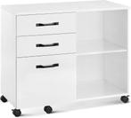 Vasagle - mobiele archiefkast met 3 laden - 66x80 cm - met, Verzenden, Nieuw