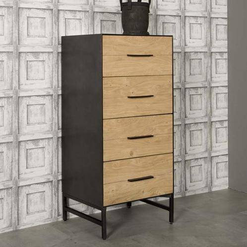 *WOONWINKEL* Tower Living Lido Smalle Ladenkast Eiken Met Me, Huis en Inrichting, Kasten | Wandmeubels, Nieuw, Verzenden