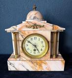 Klok - Art Deco Marmer, Brons, Glas - 1850-1900 - Japy