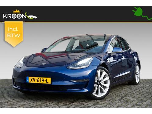 Tesla Model 3 Long Range AWD 75kWh FSD Pack, Auto's, Tesla, Lease, Automaat, Hatchback, Elektrisch, Plug-in hybride, Bluetooth