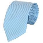 Gestreepte stropdas blauw/wit • Stropdassen SALE, Nieuw, Met patroon, Blauw, Losse Blouse Kraagjes