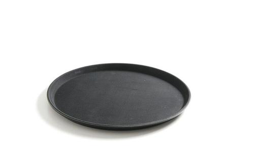 Dienblad met lage rand - &amp;#216; 36 cm - antislip - zwart, Zakelijke goederen, Horeca | Overige, Verzenden