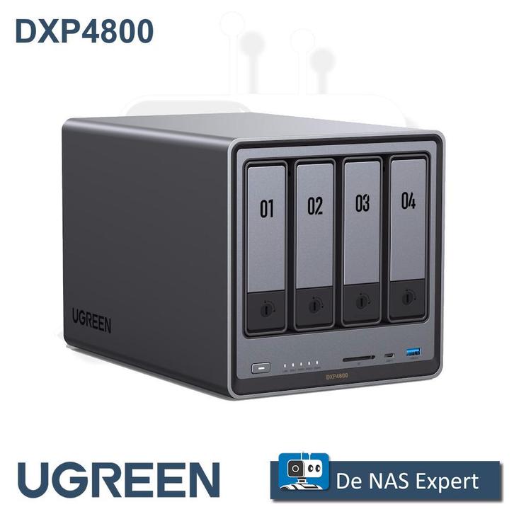 NAS UGREEN DXP4800, Computers en Software, NAS, Nieuw, Ophalen of Verzenden
