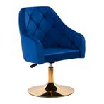 Draaistoel Marineblauw 4Rico QS-BL14G (Diverse stoelen), Huis en Inrichting, Stoelen, Nieuw, Verzenden