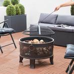 Vuurschaal Staal Ø66cm Antiek Look (Barbecue-Vuurkorf), Tuin en Terras, Verzenden, Nieuw