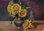 Giacomo Vaccaro (1953) - Composizione con girasoli, Antiek en Kunst, Kunst | Schilderijen | Klassiek