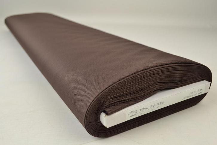 Bruine waterafstotende canvas stof  - 10 of 50 meter rol, Hobby en Vrije tijd, Stoffen en Lappen, 120 cm of meer, 200 cm of meer