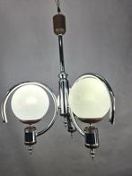 Lamp - Hanger - 3 Ballonnen 16cm - Kristal, Metaal, Plastic, Antiek en Kunst