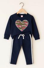 Stoere en comfortabele meisjesset - Navy blauw met paillette, Ophalen of Verzenden, Nieuw, Meisje