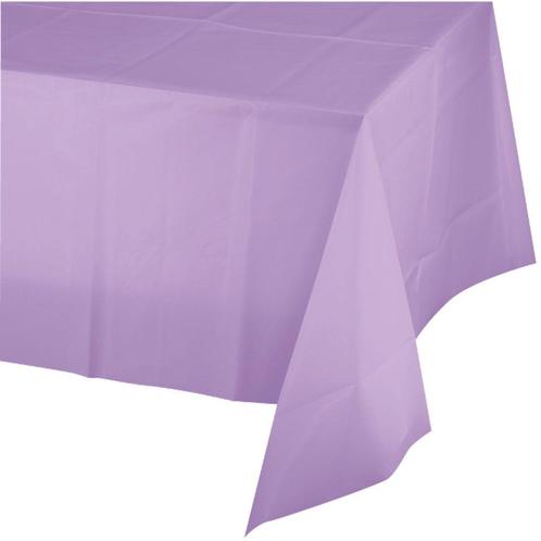 Lila Tafelkleed Plastic 2,74m, Hobby en Vrije tijd, Feestartikelen, Nieuw, Verzenden