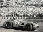 Mercedes - Monaco Grand Prix - Stirling Moss - 1955 - Print, Verzamelen, Nieuw