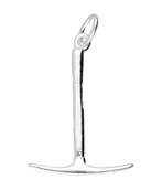 Zilveren Pikhouweel ketting hanger - 2, Verzenden, Nieuw