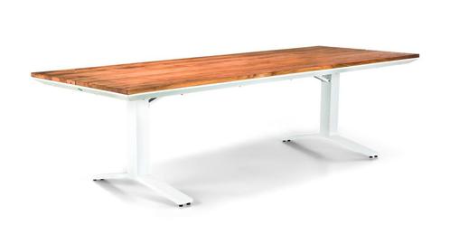 Suns Stockholm eettafel wit 220 x 100 cm |, Tuin en Terras, Tuinsets en Loungesets, Ophalen of Verzenden
