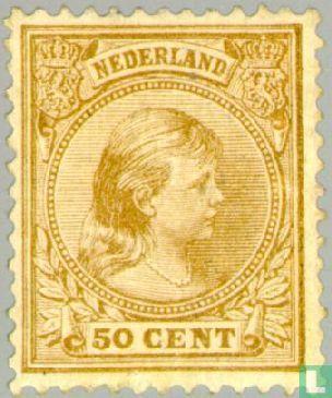 Nederland - Prinses Wilhelmina - 1891 (postzegels) beschikbaar voor biedingen