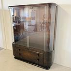 Highboard vitrine in chique Art Deco stijl, Antiek en Kunst, Antiek | Meubels | Kasten, Ophalen of Verzenden