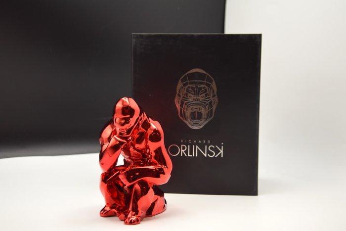 Richard Orlinski (1966) - Kong Penseur Spirit (Red Edition), Antiek en Kunst, Kunst | Designobjecten