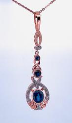 Zonder Minimumprijs - Halsketting - 9 kt. Roségoud, Zilver, Nieuw