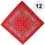 Fako Fashion® - Boerenzakdoek Rood - Bandana Rood - Zakdoek, Verzenden, Nieuw