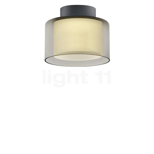Bankamp Grand Plafondlamp LED, antraciet mat/glas rook - ø, Huis en Inrichting, Lampen | Plafondlampen, Nieuw, Verzenden