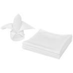 Witte Servetten 50x50 - 10 stuks | OP = OP | Hotel/Cateri..., Huis en Inrichting, Ophalen of Verzenden, Nieuw