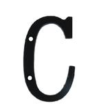 Letter C Klein IJzer zwart 75 mm, Verzenden, Nieuw