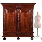 Majestieuze en zeer verfijnde rankenkast ca 1800 No331520, Antiek en Kunst, Antiek | Meubels | Kasten, Ophalen of Verzenden