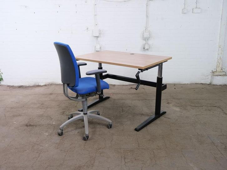 Mibra | Bureau | Tweedehands | Havanna blad | BT422, Zakelijke goederen, Kantoor en Winkelinrichting | Kantoormeubilair en Inrichting