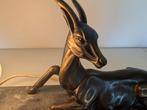 sculptuur, Antilope gracieuse - 22 cm - Marmer, regulateur