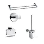 Sani Royal Toilet Accessoire Set Rond Chroom, Nieuw