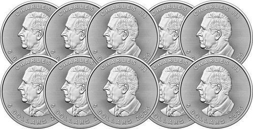 10 troy ounce - Zilver .999 - Maple Leaf 2025 - 311 gram -, Postzegels en Munten, Edelmetalen en Baren