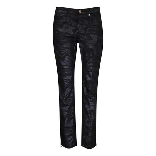 MAC • zwarte Rich Slim Chic jeans coated • 36, Kleding | Dames, Broeken en Pantalons, Zwart, Nieuw, Maat 36 (S), Verzenden