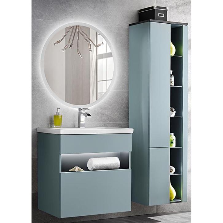 Badkamermeubel Baya Mint 60CM (Badkamermeubels), Huis en Inrichting, Badkamer | Badkamermeubels, Nieuw, Ophalen of Verzenden