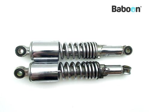 Achter Schokbreker Set Suzuki GN 125 1994-2001 (GN125 NF41A), Motoren, Onderdelen | Suzuki, Gebruikt, Verzenden
