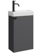 Toiletmeubel Apollo 40 x 22 cm Antraciet Fonteinmeubel, Doe-het-zelf en Verbouw, Sanitair, Verzenden, Nieuw, Wastafel