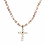 Zonder minimumprijs - Hanger - 18 karaat Geel goud Parel -, Sieraden, Tassen en Uiterlijk, Antieke sieraden