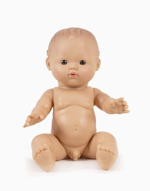 Minikane / Paola Reina vintage babypop Louis - 34 cm, Kinderen en Baby's, Speelgoed | Poppen, Babypop, Nieuw, Ophalen of Verzenden